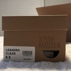Steve Madden leandra clear sandals